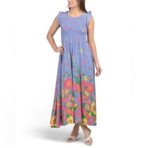 NWT Mister Zimi Abbie Floral Sleeveless Maxi Dress. Size 8